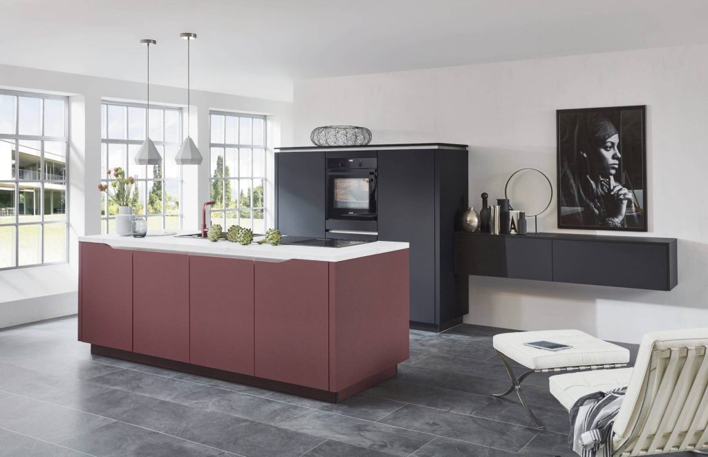 Nobilia Vibrant Dark Kitchen | Bold Kitchens, Barnsley