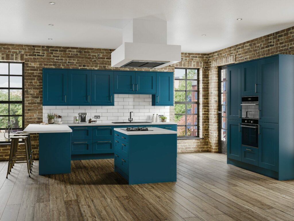 Jjo Midnight Blue Shaker Kitchen | Totally Kitchens, Southampton