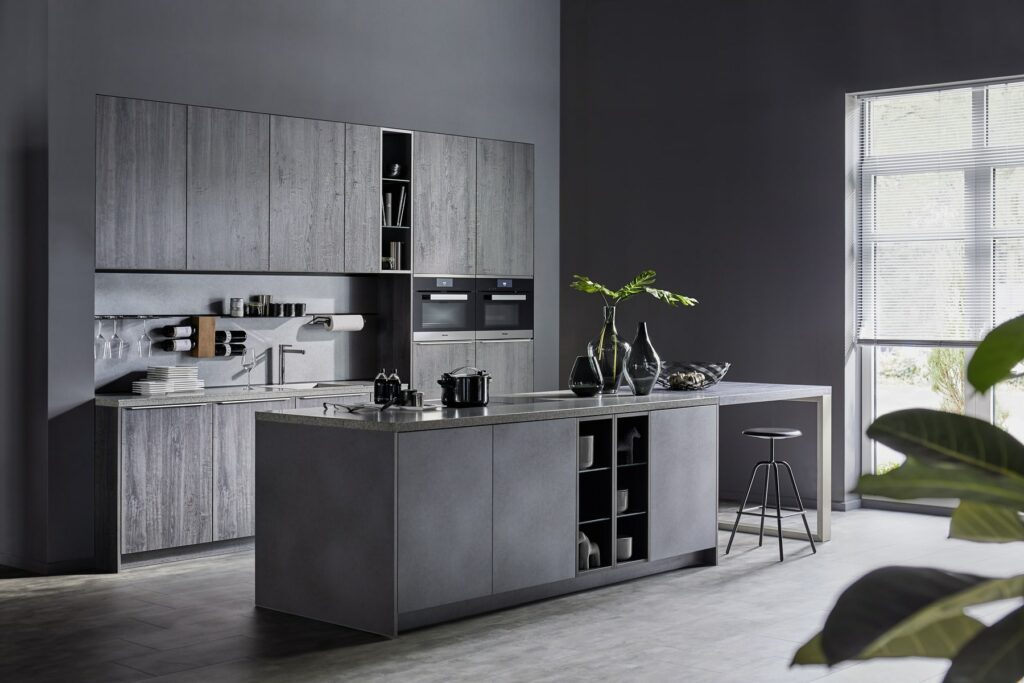 Warendorf Modern Grey Kitchen 1 | Totally Kitchens, Southampton