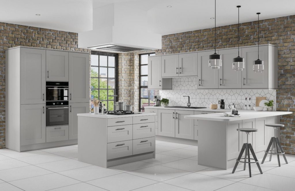 Jjo Grey Shaker Kitchen | Totally Kitchens, Southampton