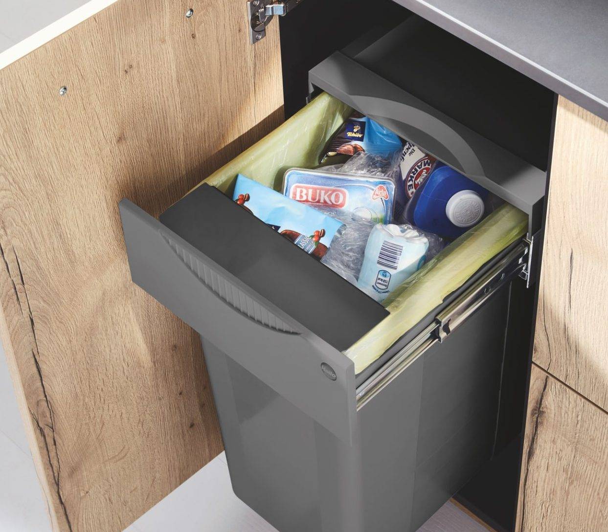 Pull Out Bin | Totally Kitchens, Southampton