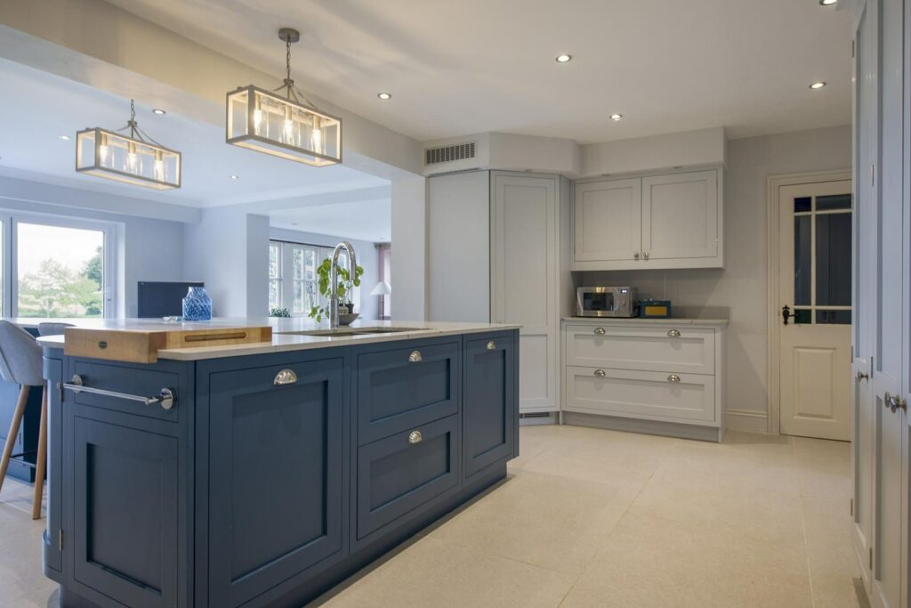 White Shaker Kitchen With Island | House of Harrogate, Harrogate