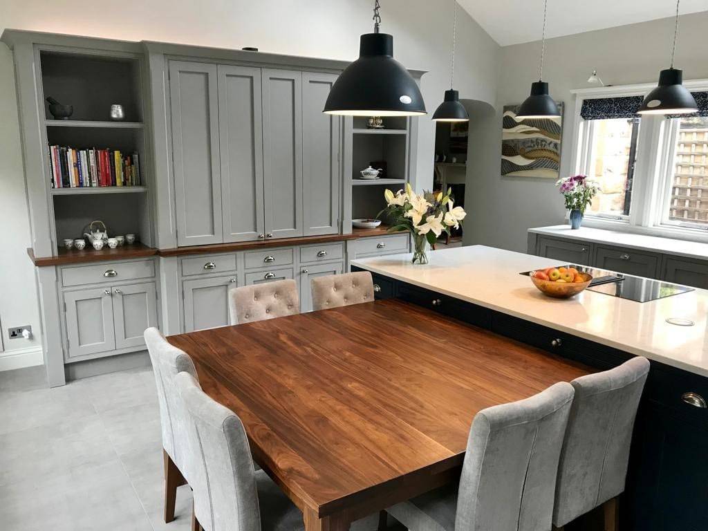 Grey Shaker Kitchen With Island 2 | House of Harrogate, Harrogate