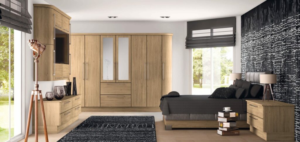 Goscote Modern Wood Bedroom 1 | Castle Bedrooms, Nottingham