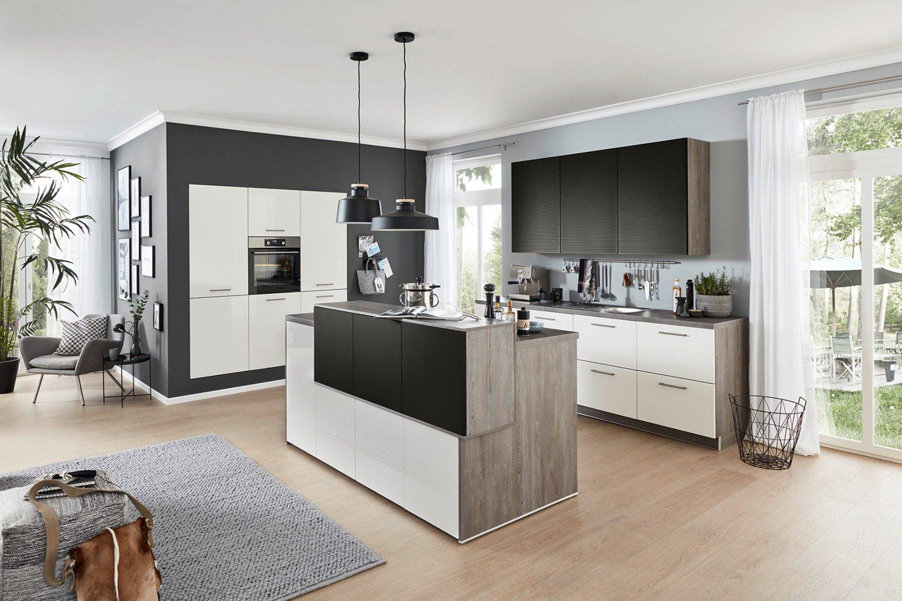 Brigitte Modern Open Plan Kitchen With Island | Kitchen Lifestyles, Hampshire