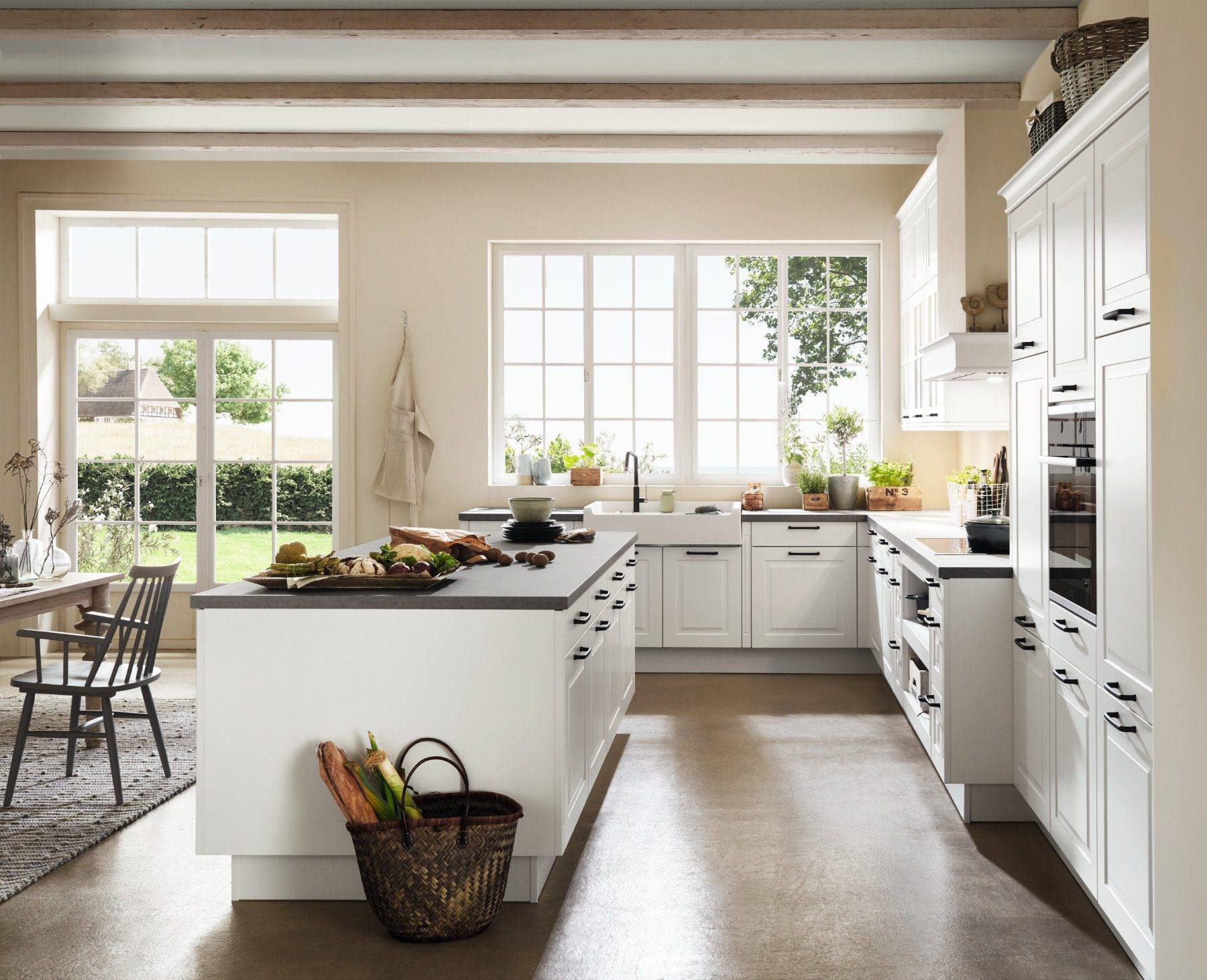 Xeno White Shaker Kitchen With Island | Kitchen Lifestyles, Hampshire