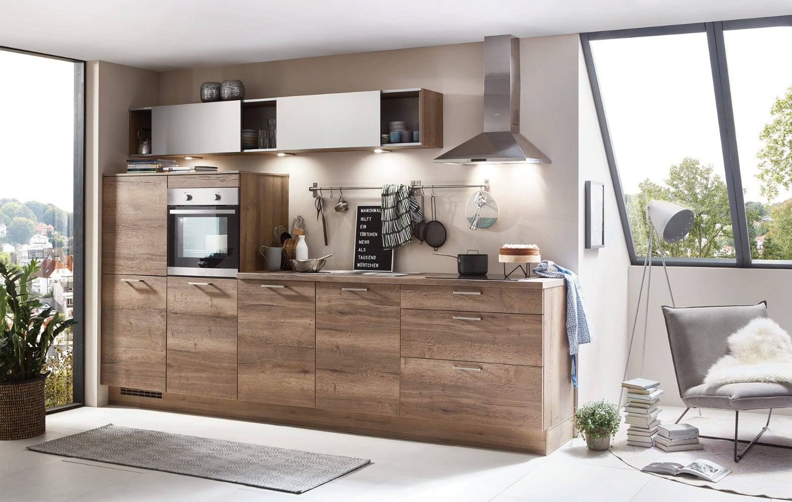 Xeno Wood Compact Kitchen 2021 | Kitchen Lifestyles, Hampshire
