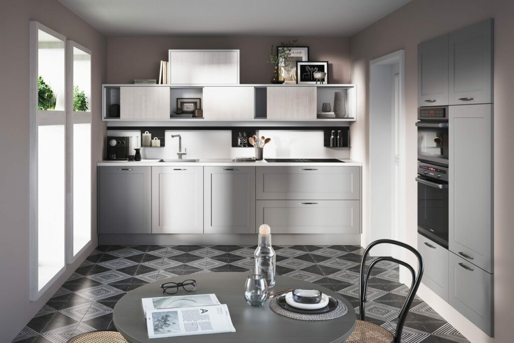 Modern Grey Shaker Compact Kitchen | ColeRoberts, Loughborough