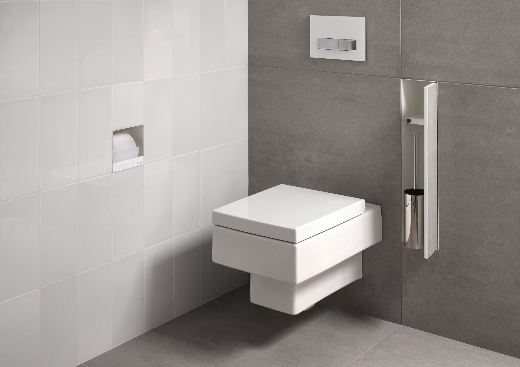 Toilet Brush Holder Mood Product Container T Roll Tcl 8 White 01 | Cole Roberts, Loughborough