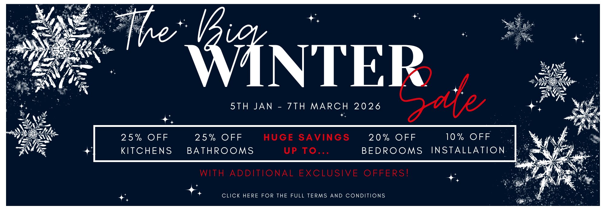 Winter Sales Banner Website 2026 | Cole Roberts, Loughborough