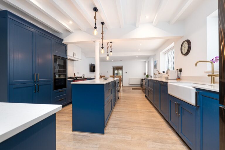 Traditional Navy Shaker Kitchen