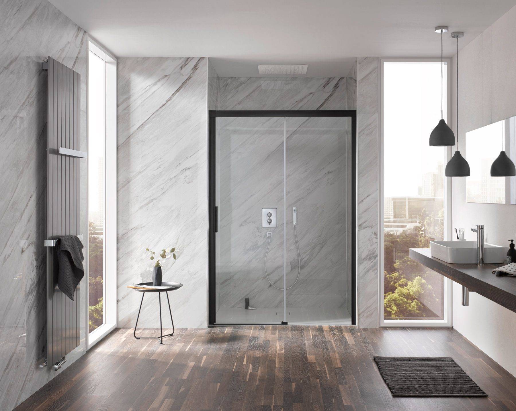 Atelier Plan 1 Door Slider For Recess Black | Cole Roberts, Loughborough