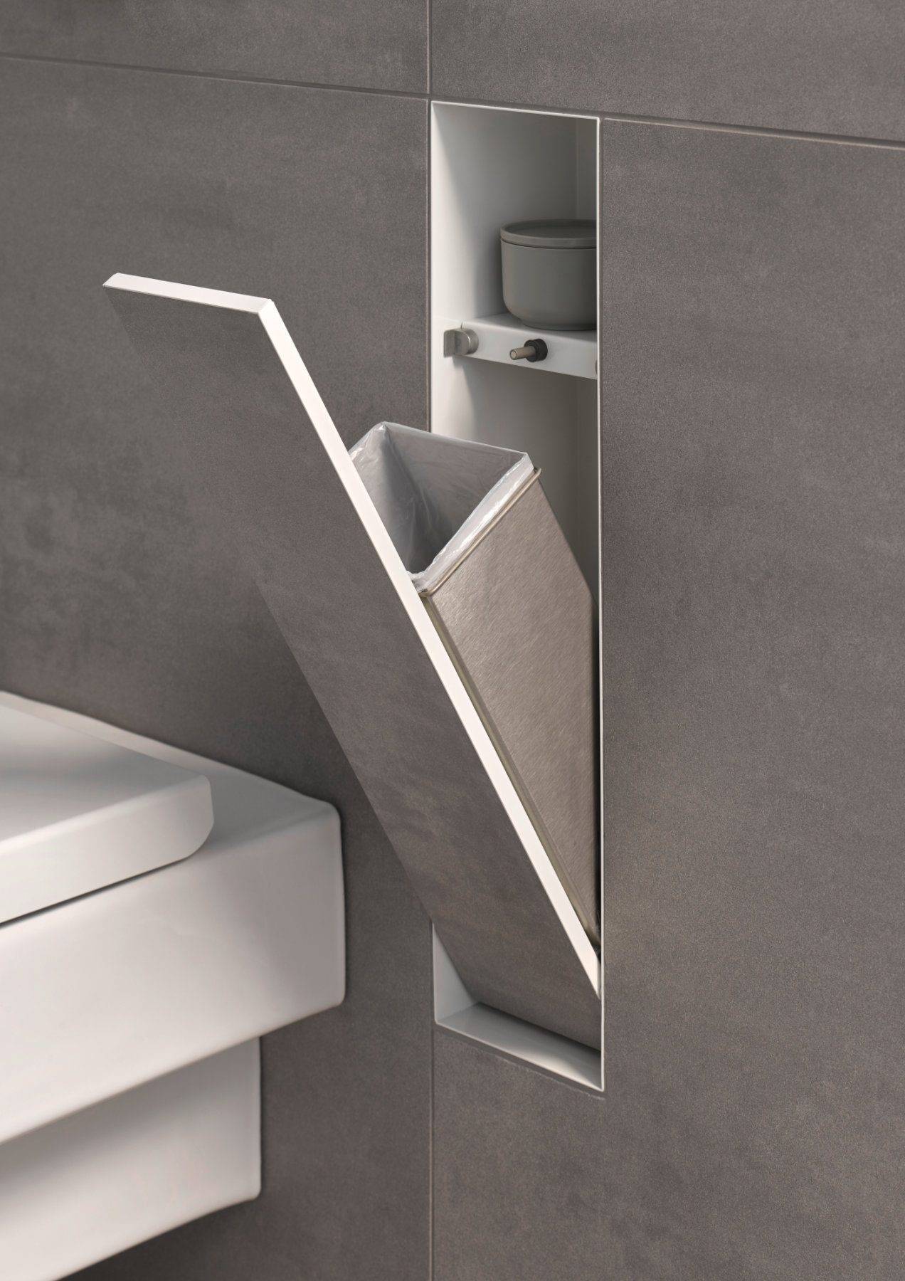 Toilet Brush Holder Mood Bathroom Container T Roll Tcl 11 White 02 | Cole Roberts, Loughborough