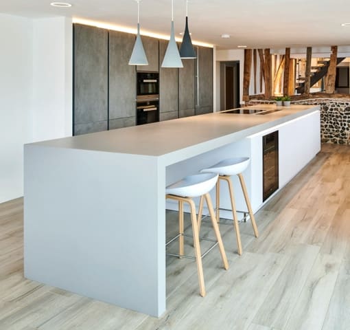 Silestone kitchen worktops Sheffield- Nobilia German Kitchens by Square