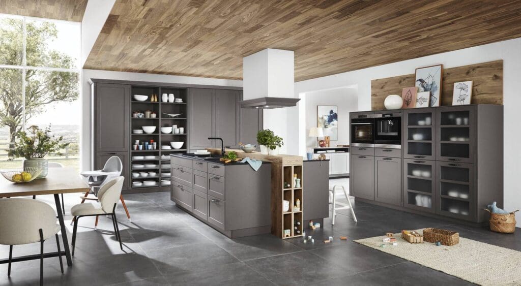 Nobilia grey shaker kitchen