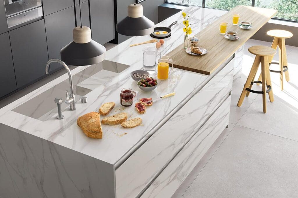 working kitchen islands Sheffield - Nobilia German Kitchens by Square