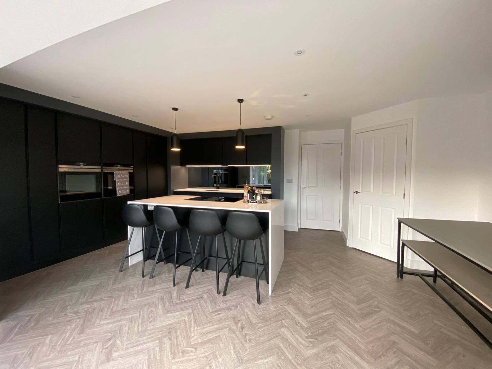 Nobilia Kitchens Touch Black With Quartz Worktops2 | Nobilia German Kitchens by Square, Sheffield