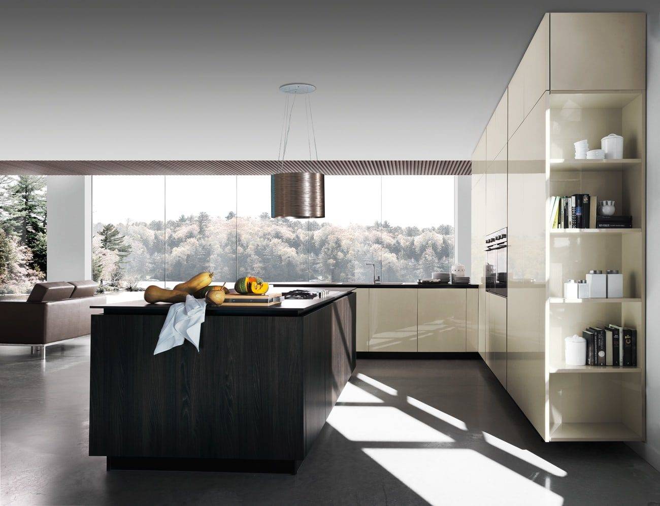 Miton High Gloss L Shaped Kitchen With Island | Nobilia German Kitchens by Square, Sheffield