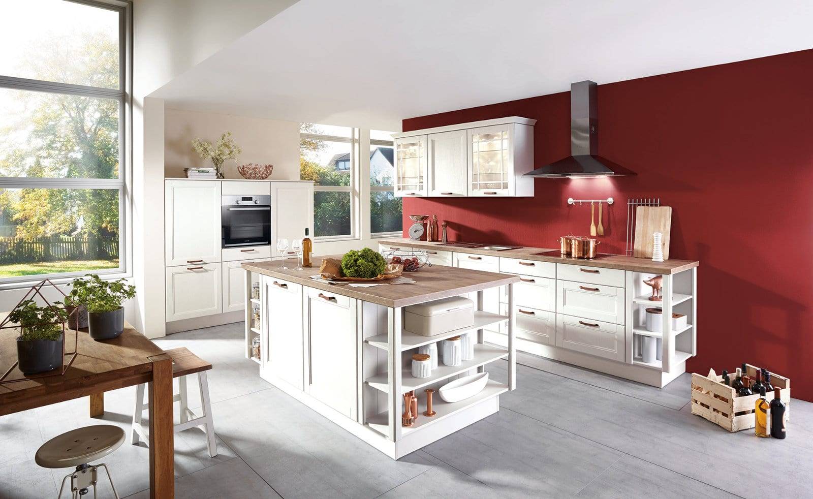 Nobilia Matt Black Wood Handleless Open Plan Kitchen 2021 2 | Lead Wolf, Peterborough