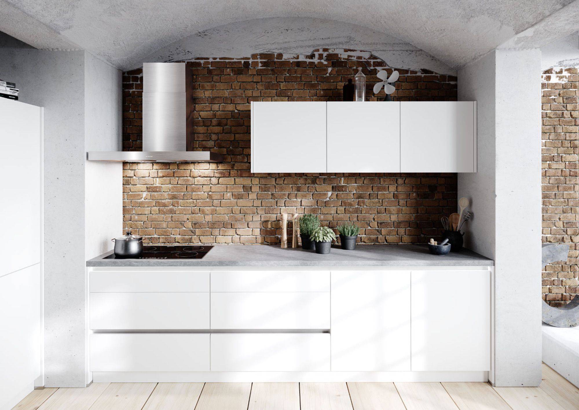Impuls Kuchen White Matt Compact Kitchen | Haus12, Newcastle