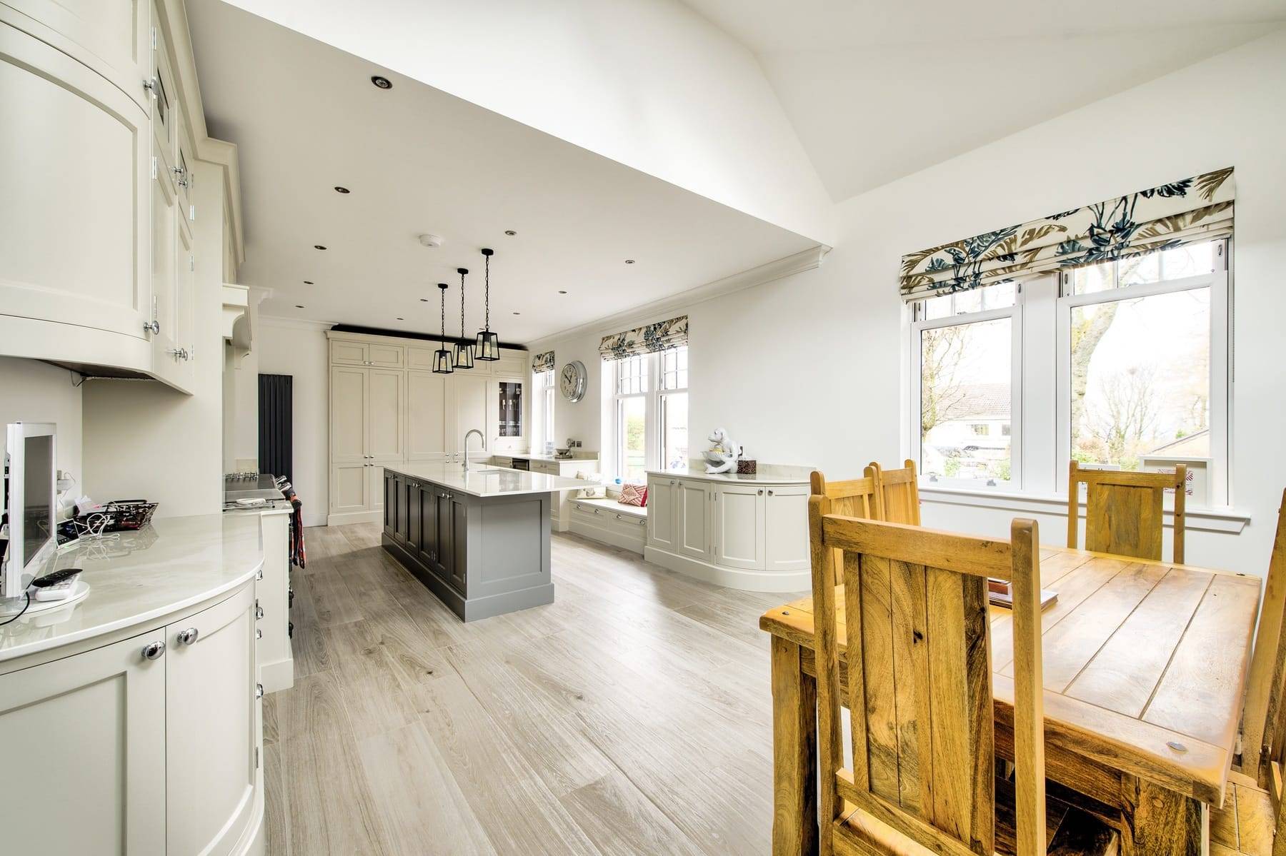 Hepworth Wood Light Shaker Kitchen | Pieve Interiors, Paisley