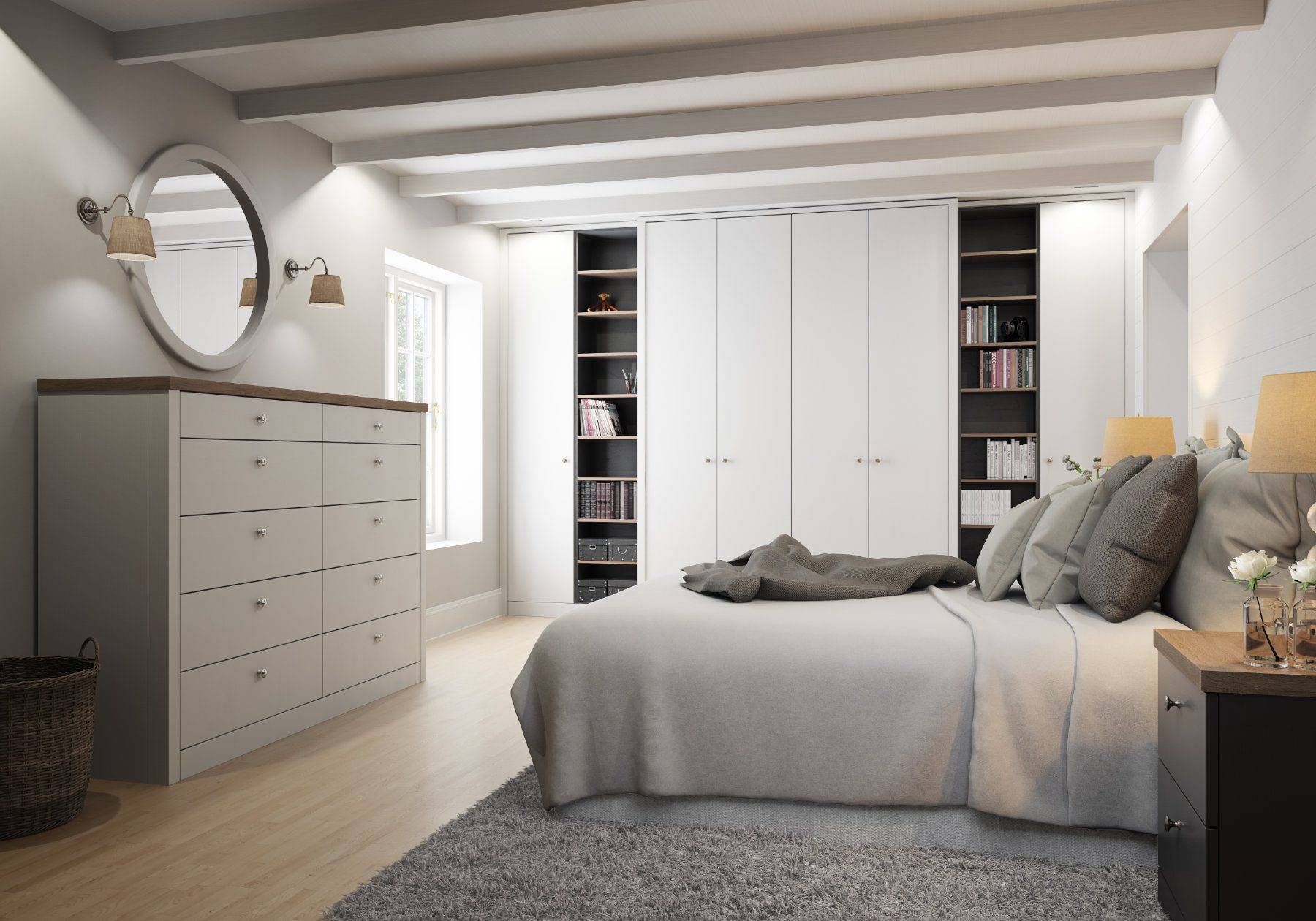 Daval White Classic Bedroom | Pieve Interiors, Paisley
