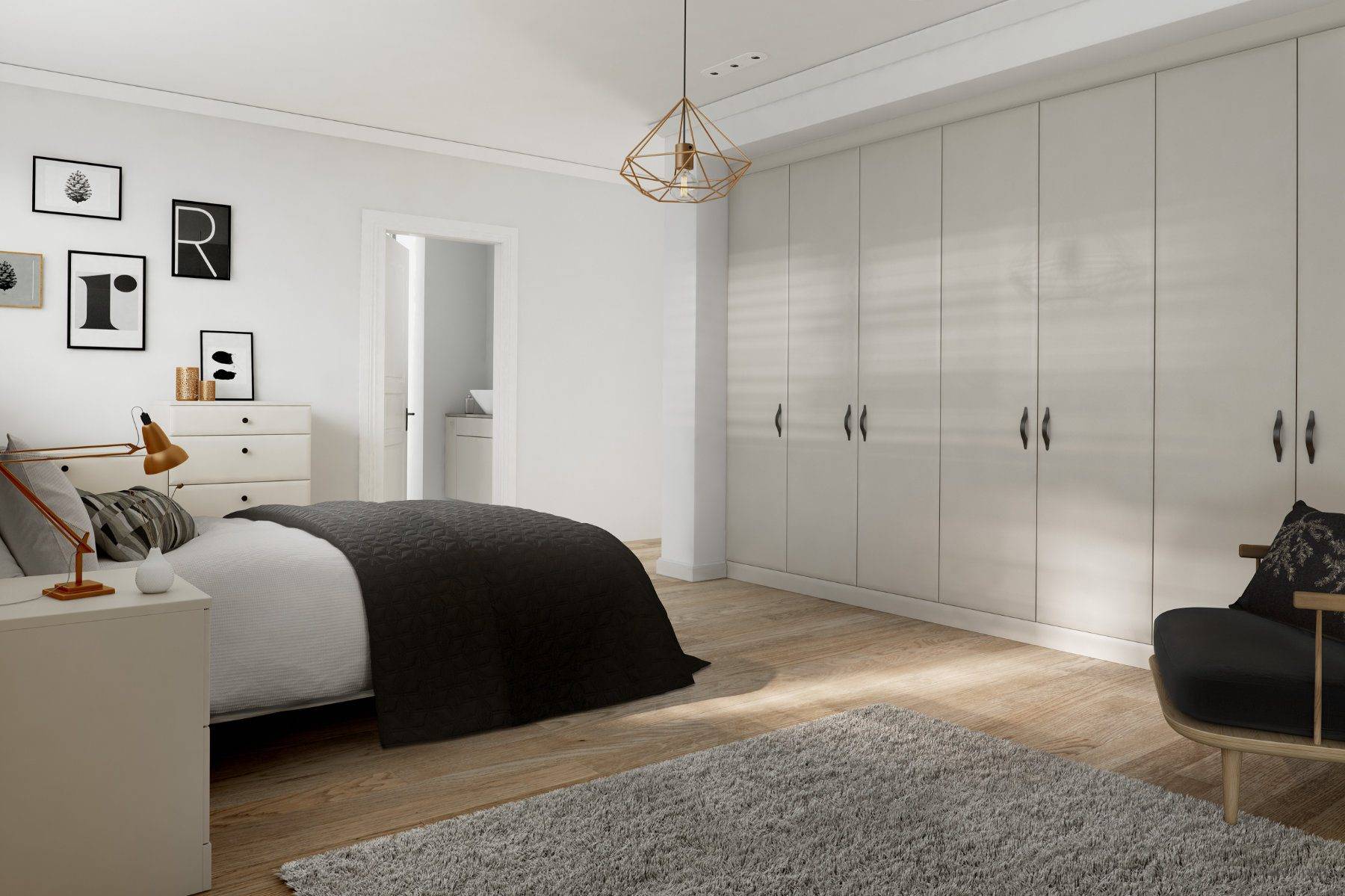 Daval Modern Bedroom 4 | Pieve Interiors, Paisley