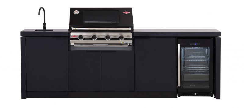 Cabinex Uk Stand Beafeater 4B 3000 Kitchen 04 - with gas grill and fridge