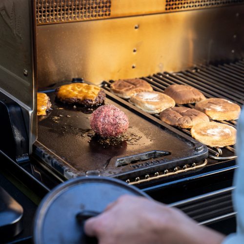 Bac609 Modifire Reversible Cast Iron Griddle Lifestyle 001 Web | Urban Garden Space, Lichfield