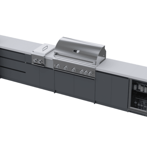 Whistler Grills - Fairford 6 Piece Outdoor Kitchen with side burner