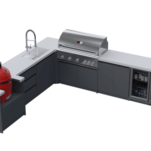 Whistler Grills - Fairford 7 Piece Outdoor Kitchen - L Shape