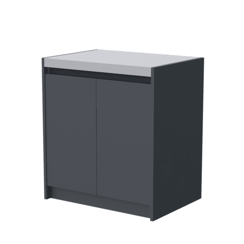 Whistler - Double Door Cabinet - Grey