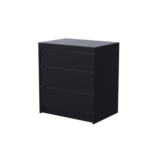 Whistler - Triple Drawer Cabinet - Black