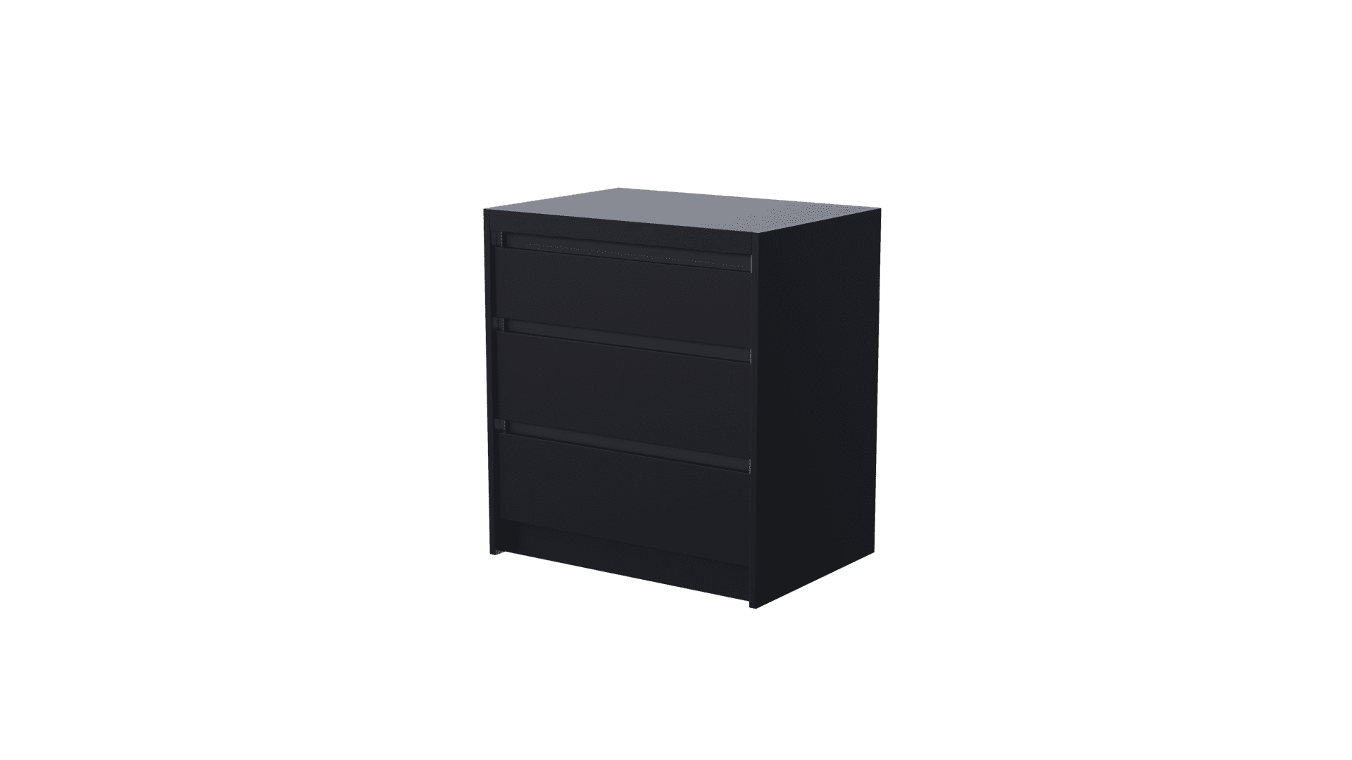 Whistler - Triple Drawer Cabinet - Black