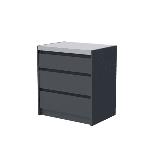 Whistler - Triple Drawer Cabinet - Grey