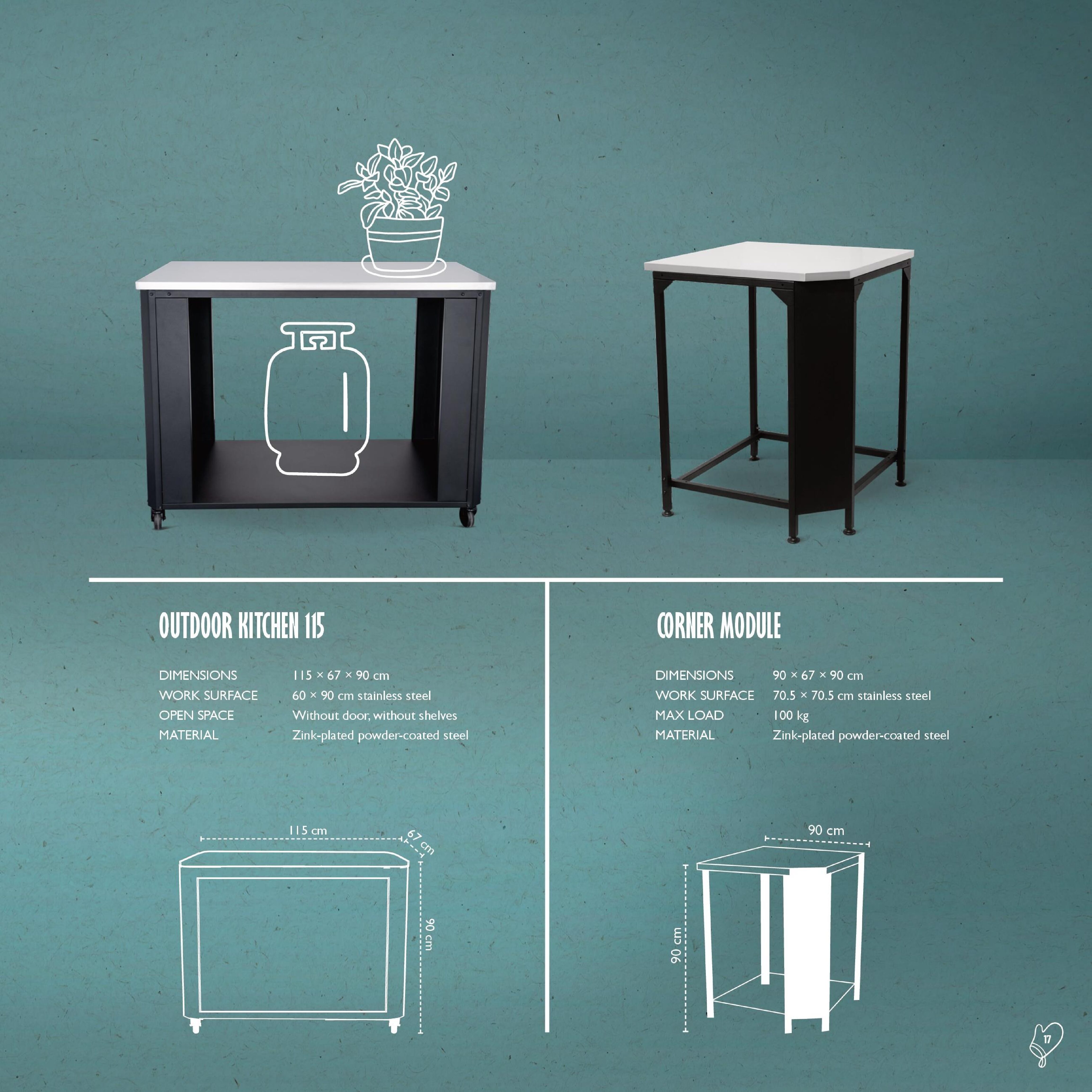 Cozze - Outdoor Kitchen 115cm - Image 6