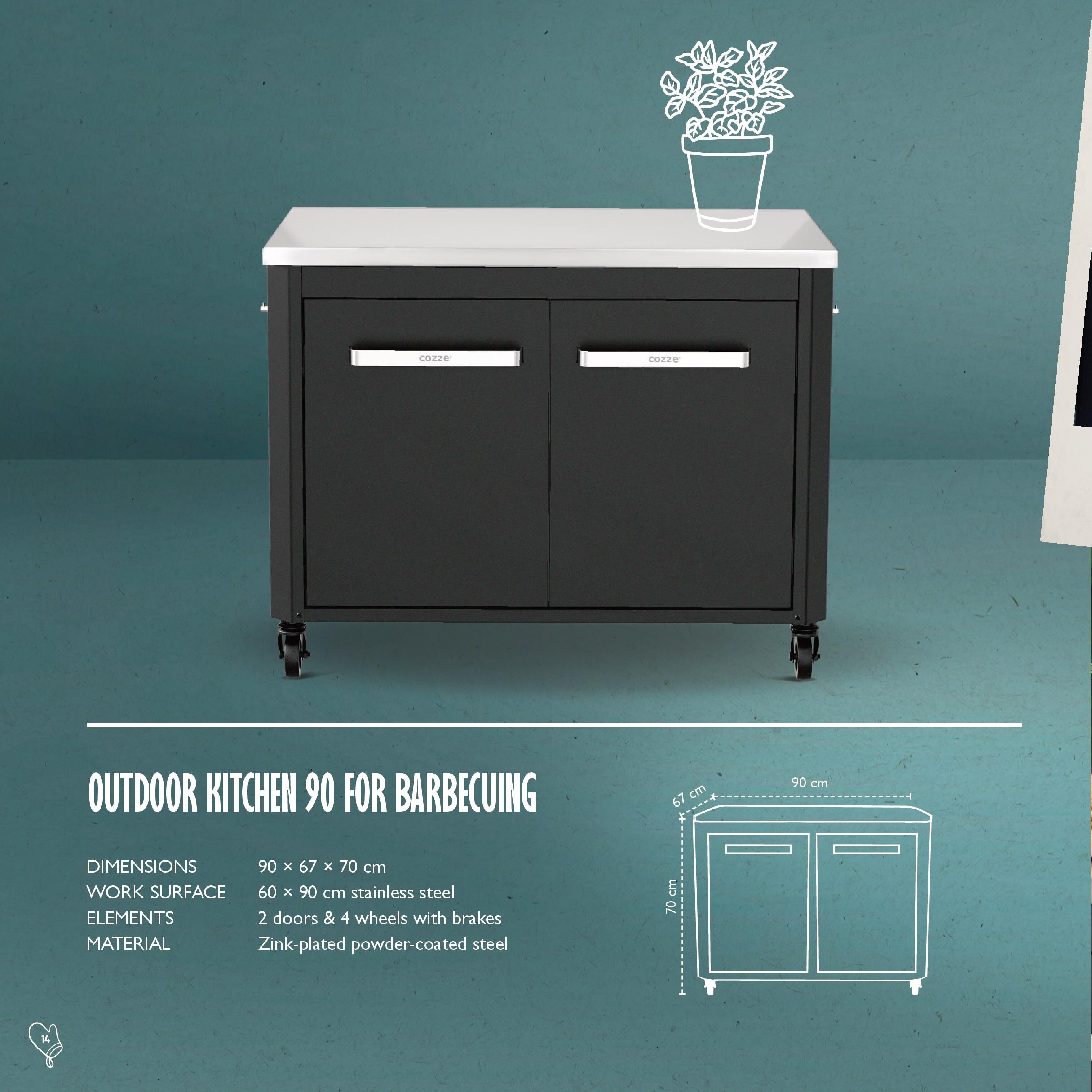 Cozze - Outdoor Kitchen 90 for bbq grill - Image 4