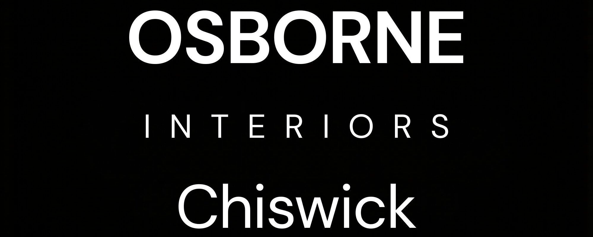 New Logo | Osborne Interiors, Chiswick