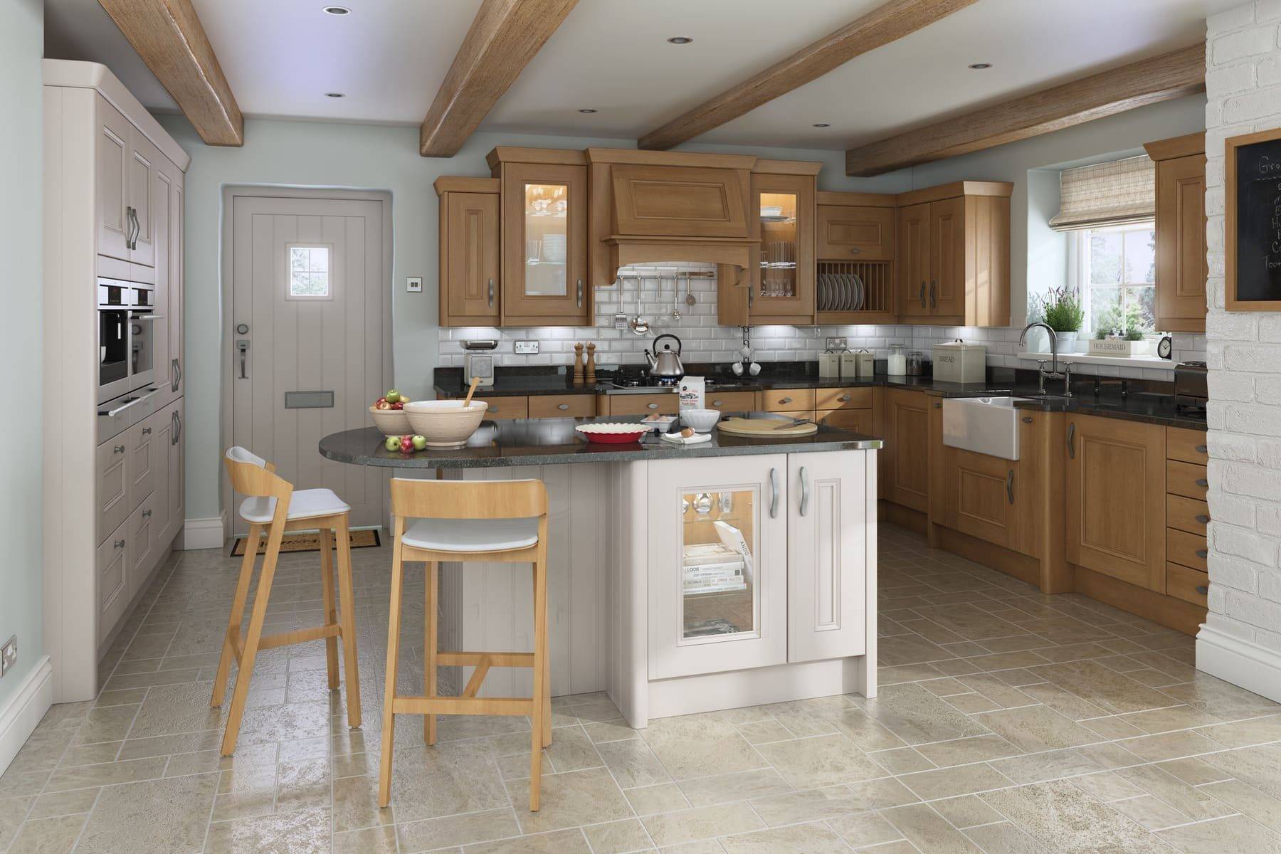 Brayton Oak Cashmere Kitchen | Osborne Interiors, Chiswick