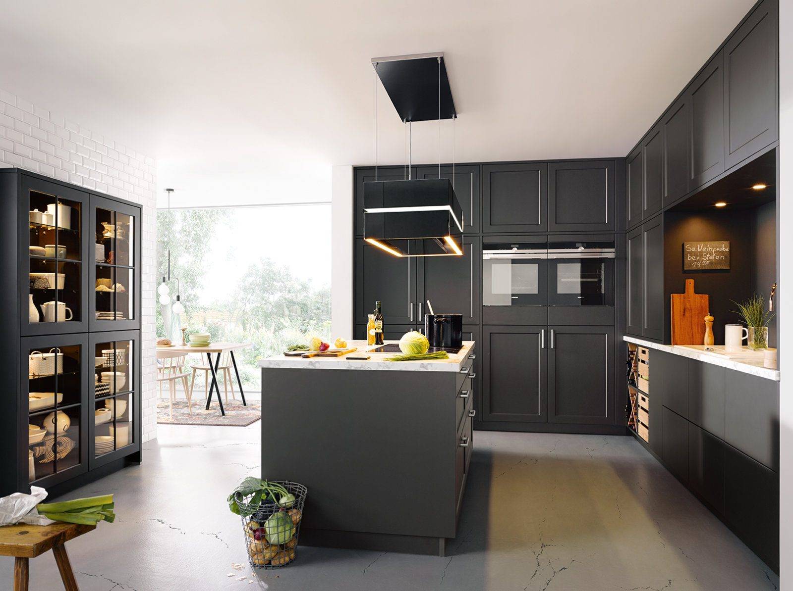 Schuller Shaker Open Plan L Shaped Kitchen With Island | Osborne Interiors, Chiswick