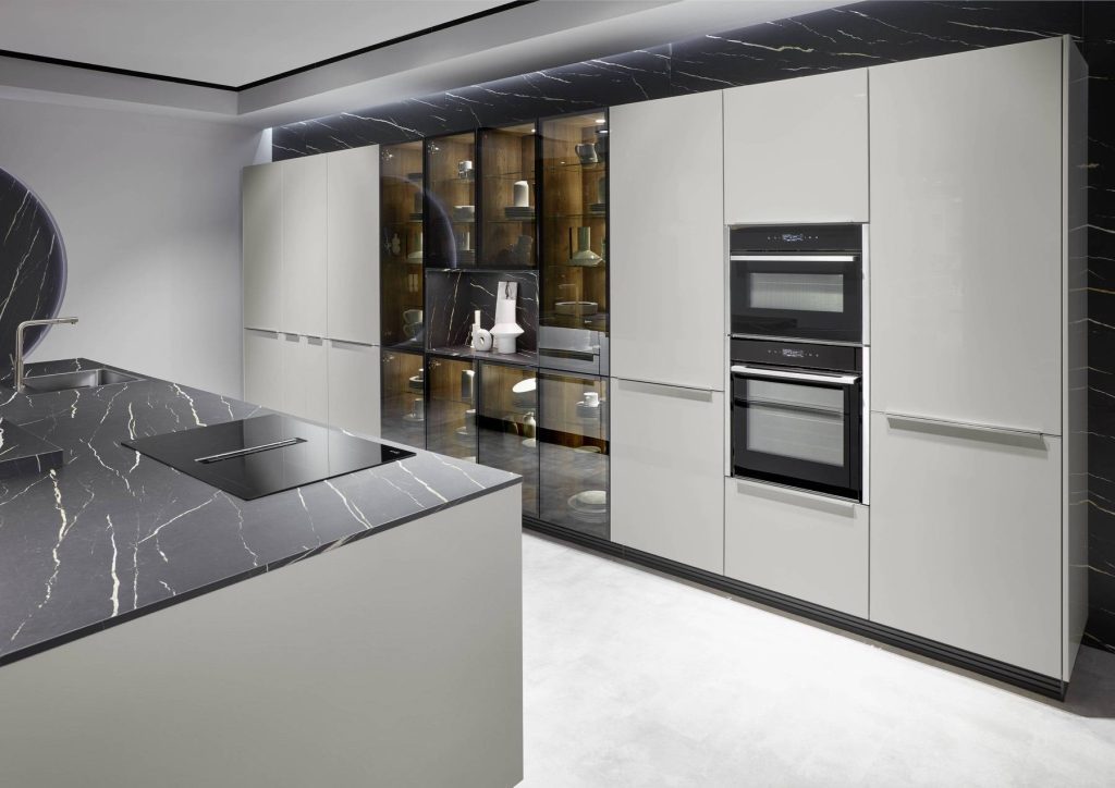 Nobilia Grey Stone Kitchen 1 1 | German Kitchen Installation, Beverley
