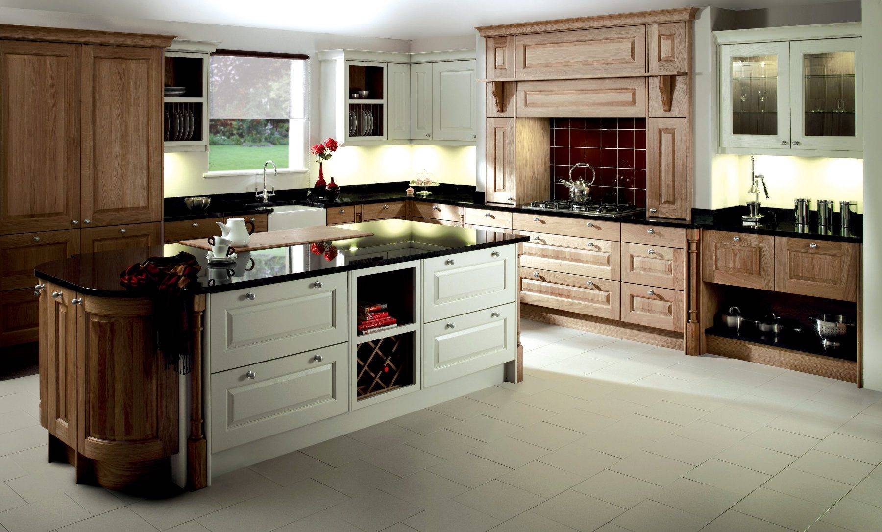 Daval Traditional Wood Shaker Kitchen 1 | Zara Kitchen Design, Wokingham