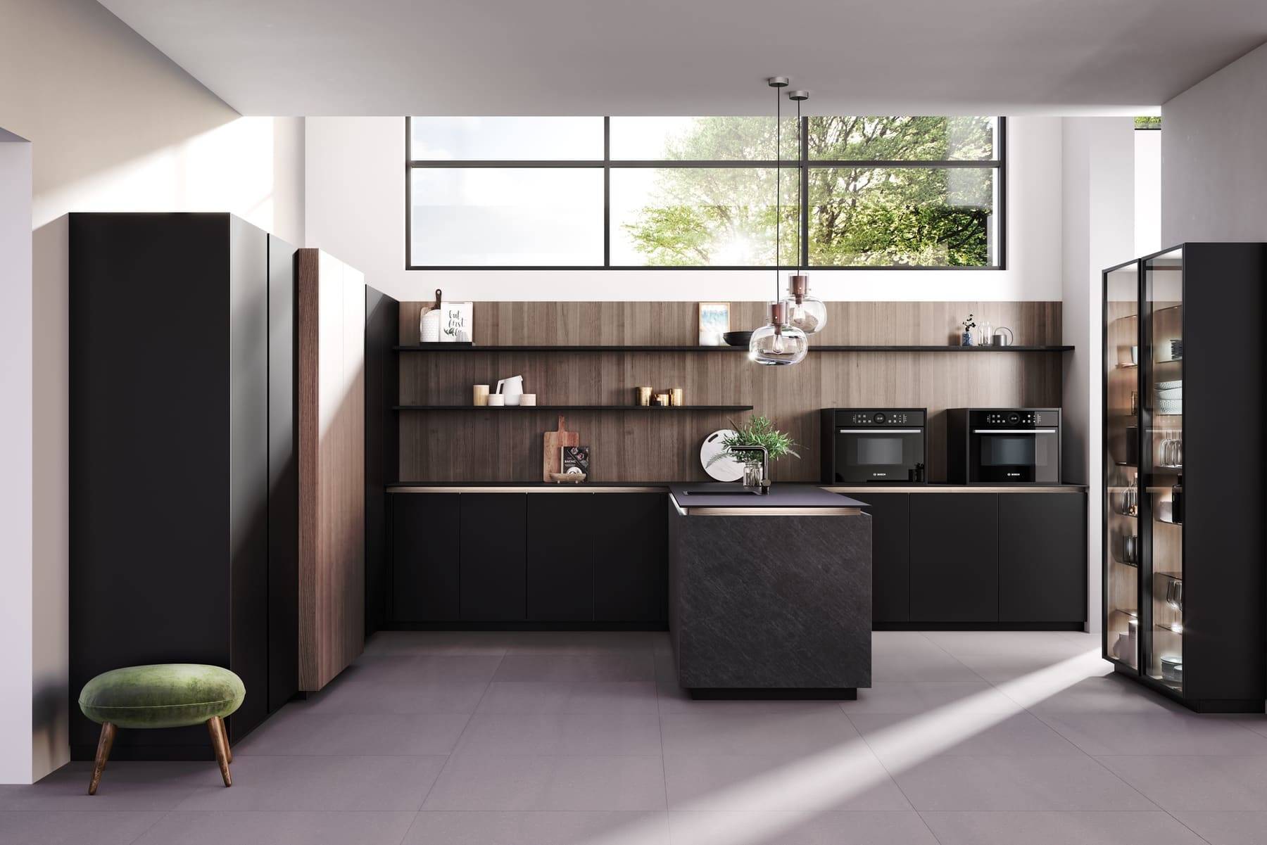 Rotpunkt Matt Black Kitchen 2 | Zara Kitchen Design, Wokingham