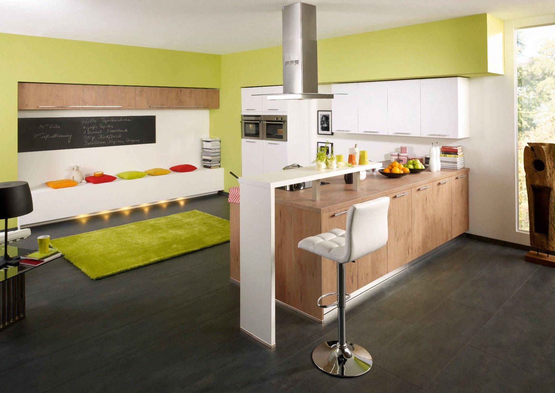 Bauformat Modern White Matt Wood L Shaped Kitchen 2 | Zara Kitchen Design, Wokingham