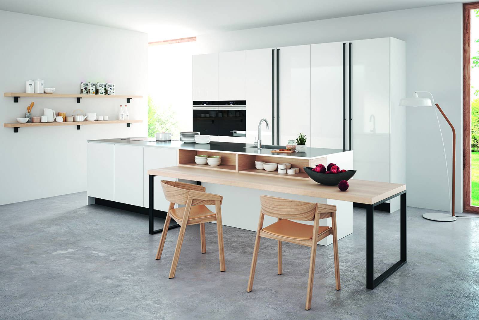 Rotpunkt White Gloss Kitchen | Zara Kitchen Design, Wokingham