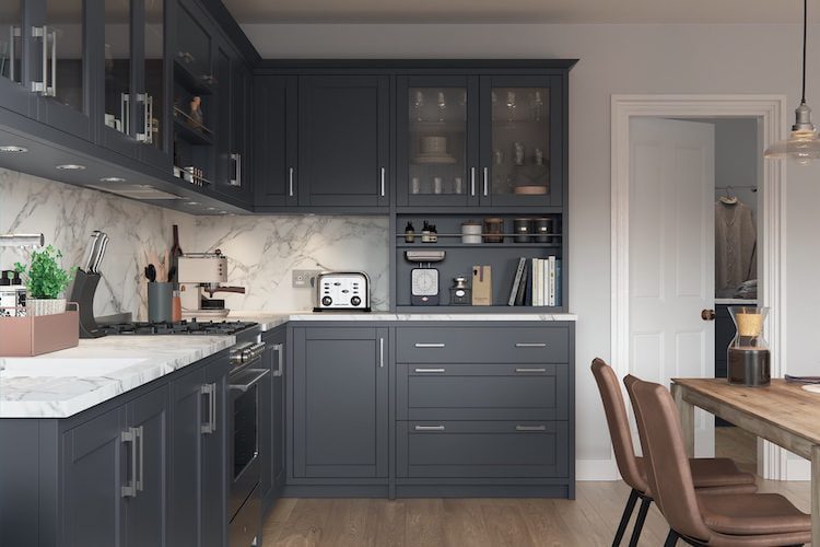 L Shaped Kitchens Tile | Stanford Design, Upminster