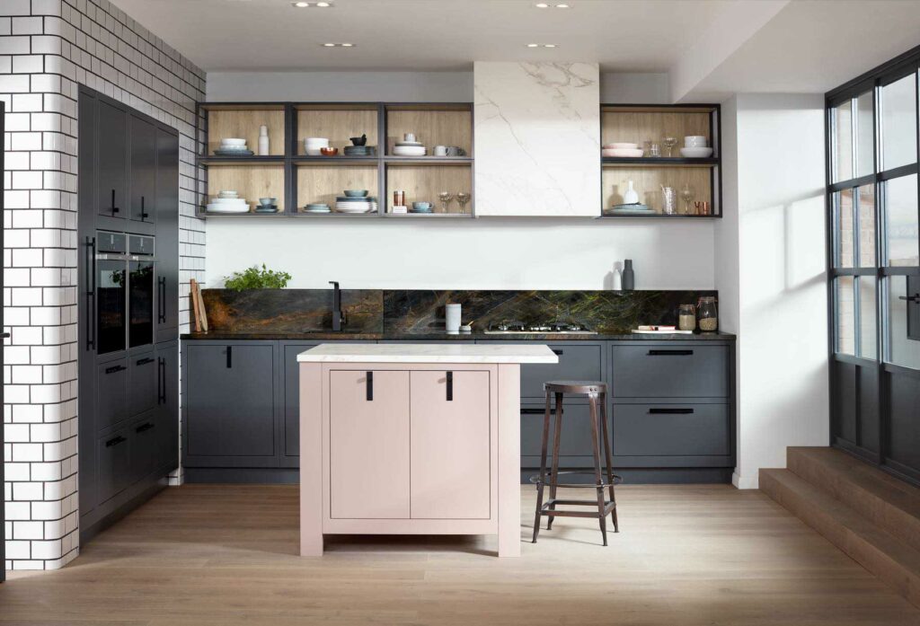 1909 Modern Kitchen With Island 2 | Cotswood Kitchens, Blockley