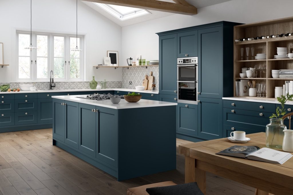 Thornbury Shore Blue Kitchen | Vegas Kitchens, Folkestone