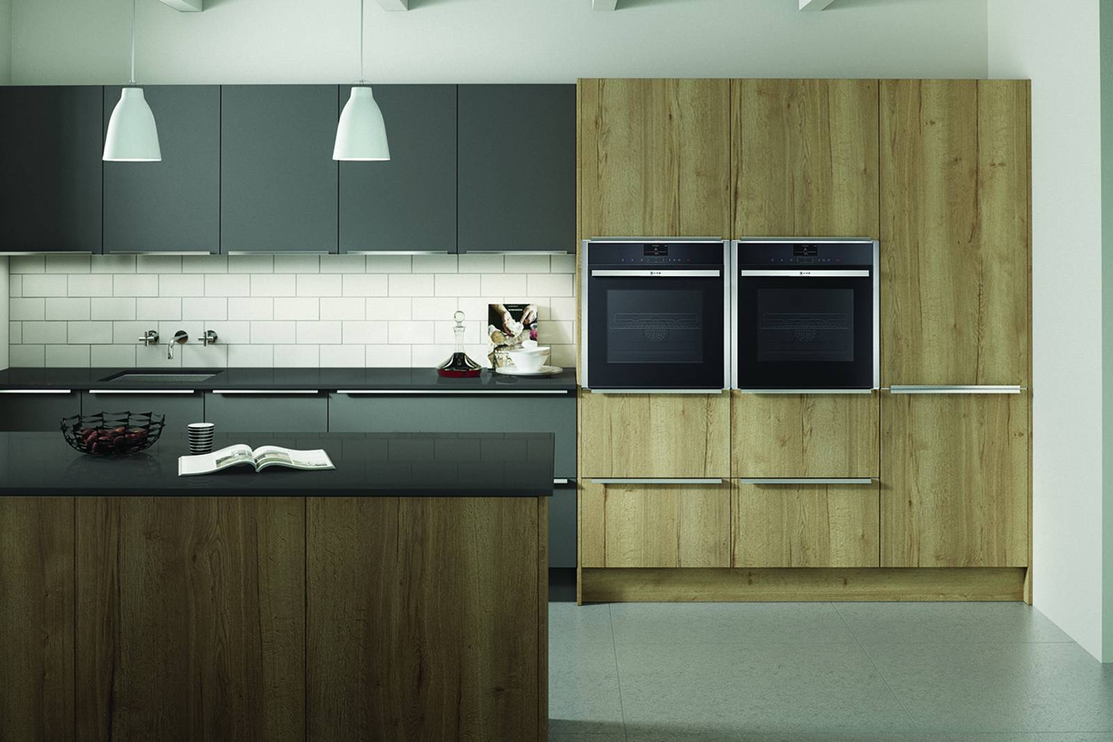 Second Nature Wood Grey Matt Kitchen | My Dream Kitchen, London