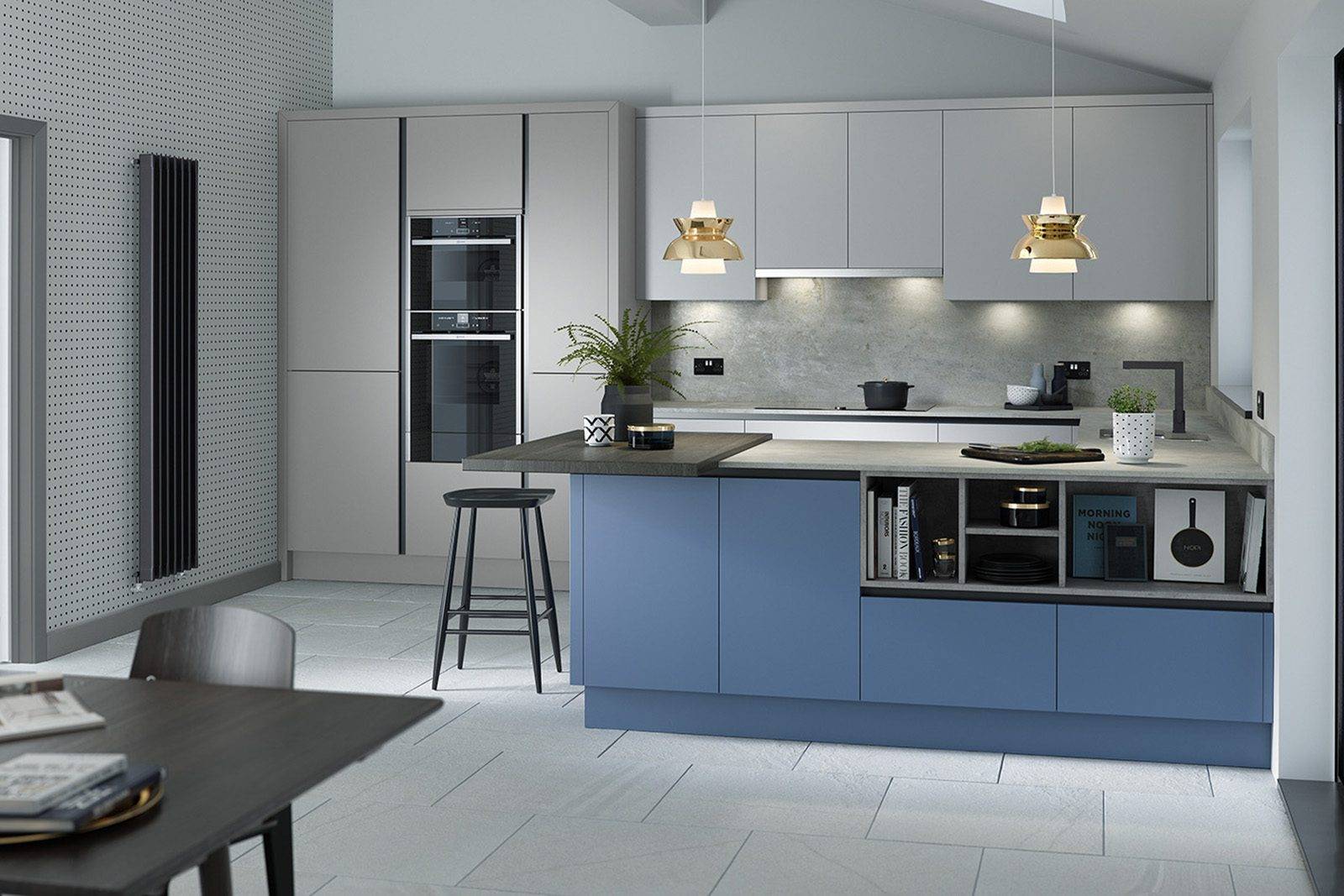 Second Nature Matt Handleless U Shaped Kitchen | My Dream Kitchen, London